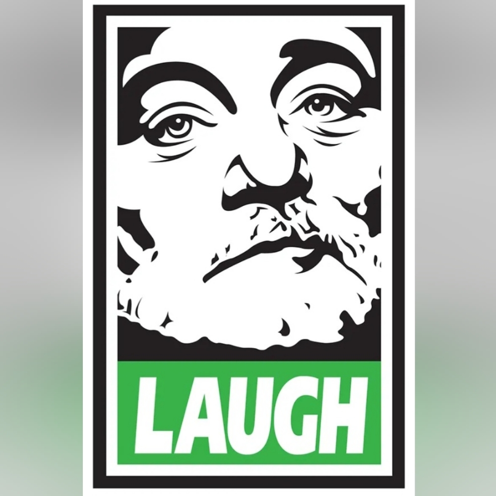 BILL F#@KING MURRAY "LAUGH" POSTER
